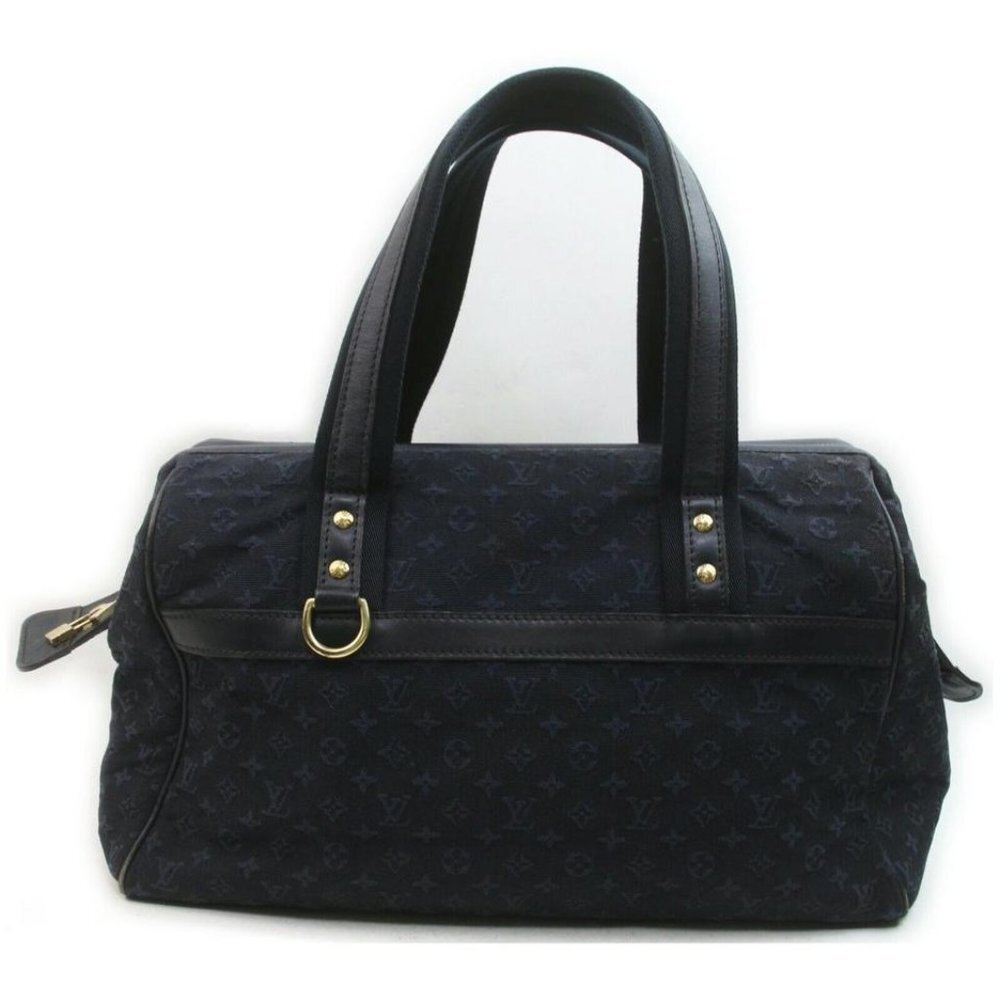 Louis Vuitton Rare Navy Blue Monogram Josephine GM